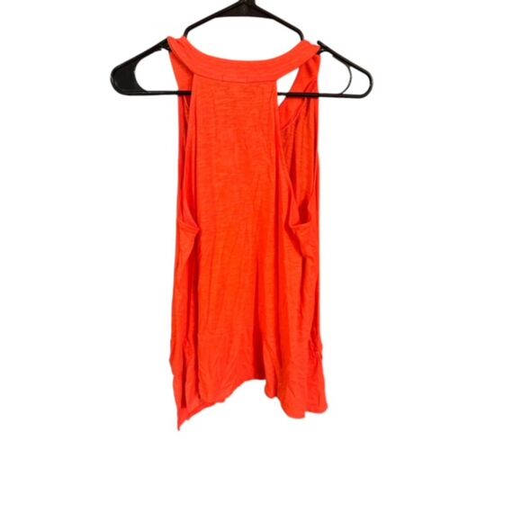 Ladies Women's Gap Orange Racer Back Flowy Tank Top NWT Size Medium - Picture 2 of 5